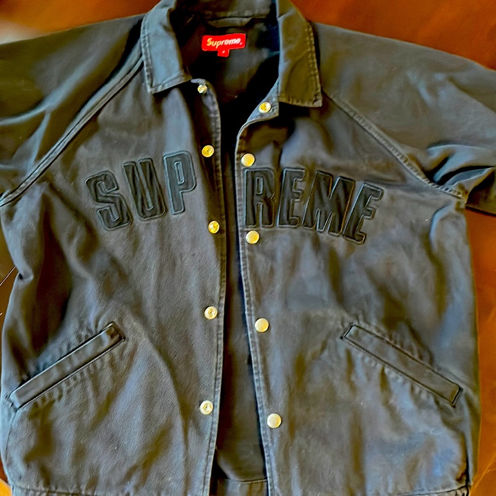 Supreme black denim jacket